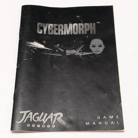 Cybermorph Jaguar 64 Bit Game Manual Atari Corporation 1993 Vintage