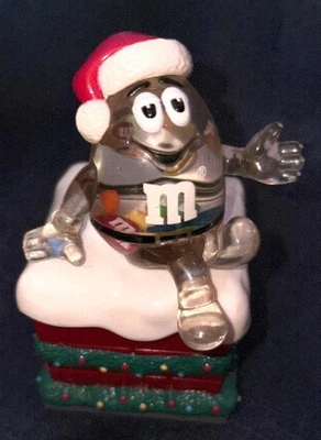 M & M Collectible Stocking-Stuffer Christmas Candy Holder Craft Storage - Image 1 of 4