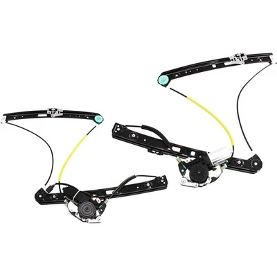 Power Window Regulator Set For 2001-2005 BMW 325i 330xi 320i Front with Motor - Image 1 of 4