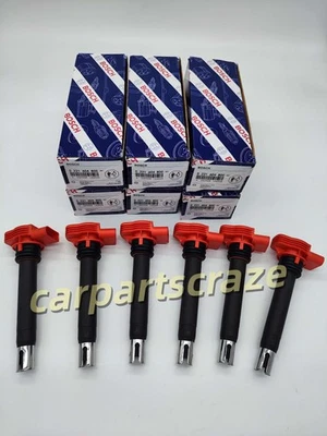 6x Ignition Coil for Audi S4 A6 Quattro A7 A8 VW Touareg Porsche 3.0L 0221604800 - Image 1 of 4