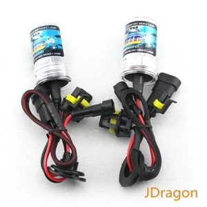 Pair 9006/Hb4 4300K Stock White 35W Replacement HID Light Bulbs Fog Driving Lamp - Picture 1 of 4