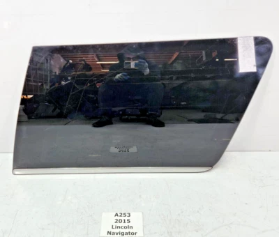 ✅ 07-17 OEM Lincoln Navigator Cuarto de Pasajero Trasero Derecho Ventana Vidrio Tintado Foto 1 de 4