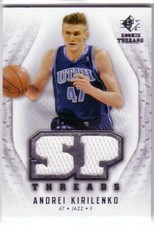 2008-09 SP Rookie Threads Andrei Kirilenko #T-AK Basketball DNA Games