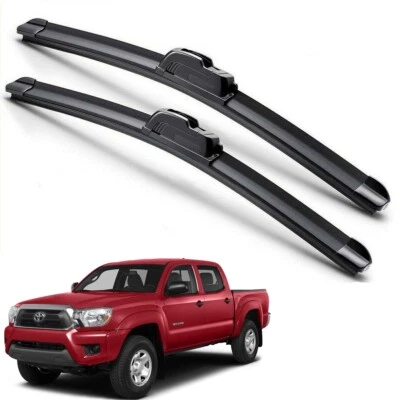 Limpiaparabrisas híbrido de silicona para Toyota Tacoma 2005-2015 gancho en J Foto 1 de 4