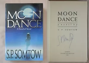 Signierte 1. UK Ausgabe MOON DANCE S.P. Somtow Hardcover Werwolf Buch - Bild 1 von 3