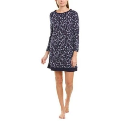 Nautica Mujer Camisa Dormir Camisón Estampado Náutico Suave Talla Mediana NUEVO Foto 1 de 4