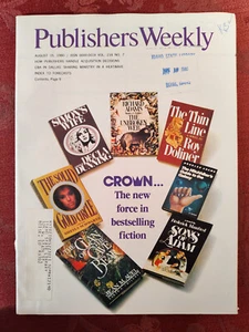 Rare PUBLISHERS WEEKLY Magazine August 15 1980 John Gielgud - Picture 1 of 1