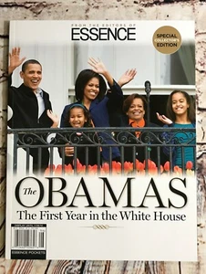 The OBAMAS 2009 First Year in the WHITE HOUSE Essence Magazine Special Edition - Picture 1 of 9