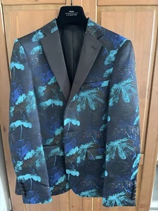 Mens Abstract Blazer By Moss London - WORN ONCE - Imagen 1 de 3