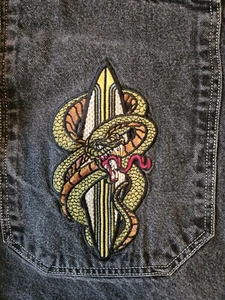 Vintage JNCO Snake Surfboard Shorts Größe 30 Y2k 90er - Bild 1 von 7