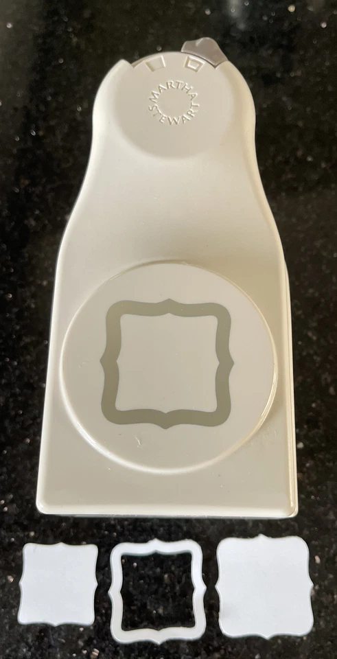 Martha Stewart *3 design* 2013 Crafts Punch Large Layering Square Flourish Frame - Image 1 of 4