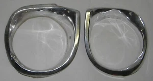 1962 - 1964 Chevrolet Chevy II Nova Headlight Bezel Pair LH & RH Pair Rough Orig - Picture 1 of 11