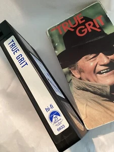 True Grit VHS 1989 John Wayne Glen Campbell Kim Darby Robert Duvall Western Vtg - Picture 1 of 9