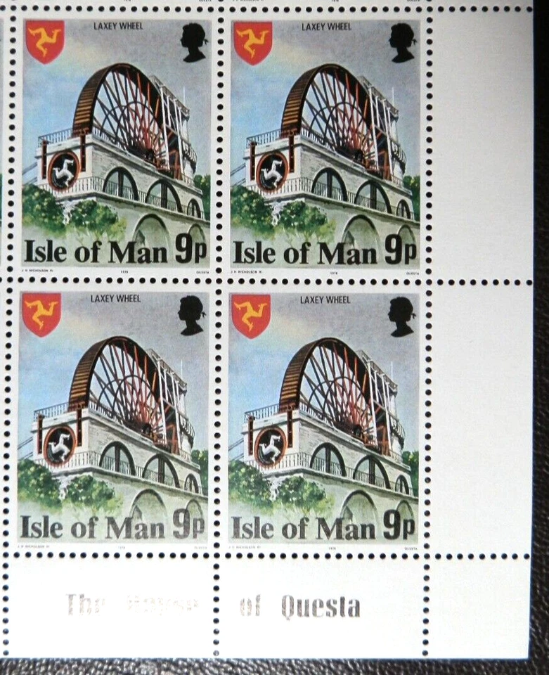 ISLE OF MAN 1978 SG116 9p. LAXEY WHEEL -  MNH - Image 1 of 1