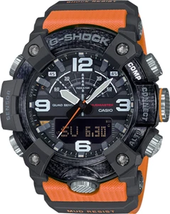 Orologio da uomo Casio G-Shock MUDMASTER GGB100-1A9 Quad Sensor & Bluetooth arancione - Foto 1 di 1