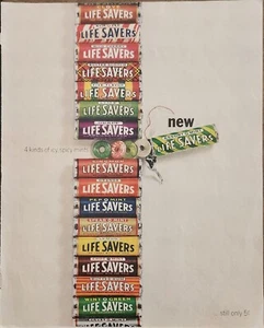 Life Savers 1964 caramelo con sabor anuncio vintage 4 tipos de mentas picantes heladas - Imagen 1 de 1