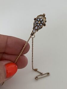 15 carat gold Victorian Art Nuevo heavy tiepin/stick Pin