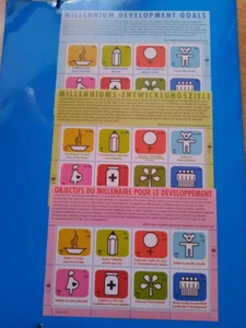 UN - 2009 - THREE OFFICES - MNH - MILLENNIUM DEVELOPMENT GOALS - Picture 1 of 1
