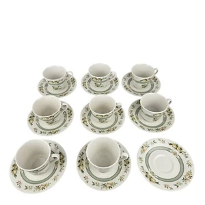 8 Royal Doulton Tonkin Cups & Saucers TC 1107 1974 8 Sets + 1 Saucer - Picture 1 of 12