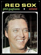 1971 Topps #302 Phil Gagliano   Baseball Boston Red Sox