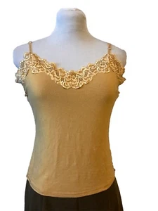 Worthington Trägertop/Top, Gr. M, Spaghettiträger, camelfarben - Bild 1 von 4