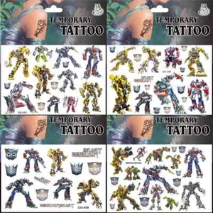 Niños/Niños Tatuajes Temporales Transformers Relleno Medias/Bolsas de Fiesta - Imagen 1 de 6