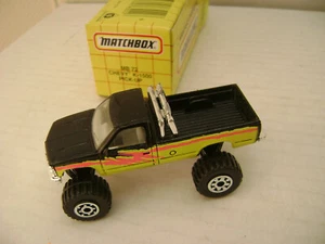 1995 MATCHBOX SUPERFAST MONSTER TRUCK MB72 CHEVY K-1500 PICK-UP NEW IN BOX - Picture 1 of 3