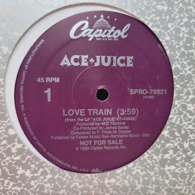 Ace Juice Love Train 12" Vinyl Record Single - Image 1 of 4