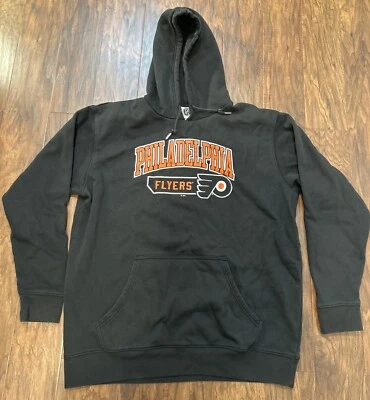 Philadelphia Flyers NHL Hockey Negro X-Large Sudadera con Capucha Sudadera Foto 1 de 4