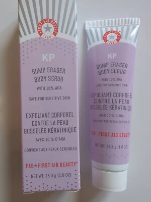 Первая помощь красоты KP бампер ластик тела скраб отшелушиватель 1 унц DELUXE образец в коробке - Изображение 1 из 3