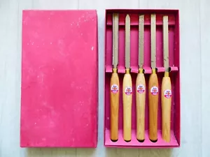 BETTS Wood Chisel Turning Tool Set x 5, Sheffield (New other) please read ! - Picture 1 of 7