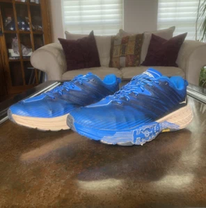 Hoka One Speedgoat 4 Women's sz 9 1106527 IBBA Indigo Blue Trail Running Shoes - Picture 1 of 8