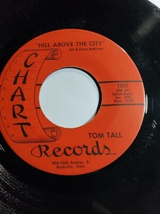 TOM TALL- Hill Above The City / Eyes look away 45 RPM VG F103 - Foto 1 di 1