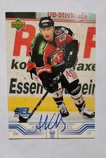 2001-02 Upper Deck German DEL #221 In Person Auto Andrei Kovalev Oberhausen