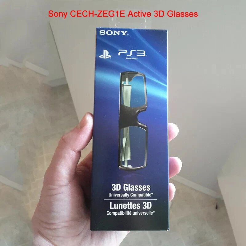 Sony CECH-ZEG1E Active Rechargeable 3D Glasses for PS3 Playstation 3 3D TV - Image 1 of 4