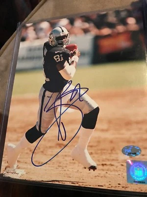 Tim Brown Signed Oakland Raiders 8x10 Photo PSA - Image 1 of 4