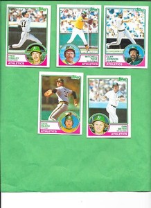 1983 Oakland LOT DAVE BEARD DAN MEYER FRED STANLEY MICHELL PAGE CLIFF JOHNSON