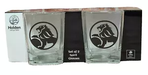 Nuevo en caja Juego de 2 vasos de alcohol con logotipo de Holden Lion genuino con logotipo de regalo - Imagen 1 de 4