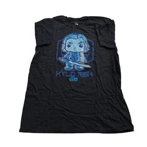 Kylo Ren Large Star Wars Funko T-shirt LARGE NEW Short sleeve black/blue  - Picture 1 of 13
