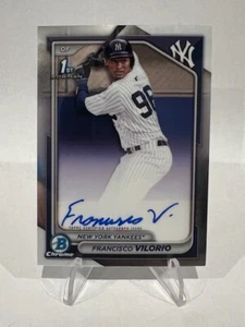Autógrafos Bowman Chrome 2024 - Prospect #CPA-FV Francisco Vilorio (AU, RC) - Imagen 1 de 2