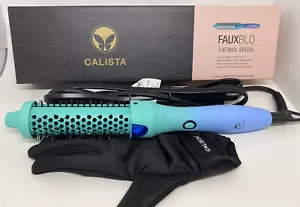 Calista Fauxblo Thermobürste 1,25" im Lauf Airless Blowout kürzere Haare blau - Bild 1 von 5