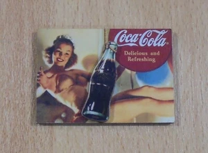 COCA COLA SODA ADVERTISIGN VTG FRIDGE MAGNET - Picture 1 of 8