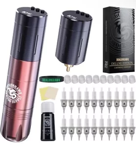 Dragonhawk X3 Pro Tattoo Machine Pen Gun (2 Batteries) 3.5mm Stroke 12V 1200RPM - Picture 1 of 15