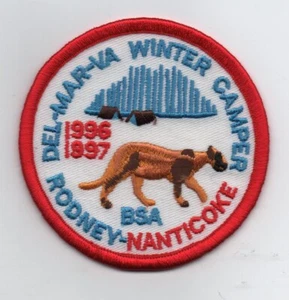 1996-97 (Mt. Lion) Nanticoke Rodney Winter Camper Series Patch (Del-Mar-VA C.) - Picture 1 of 1