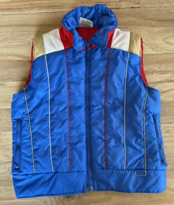 Vintage Puffer Insulated Vest Youth Size 12 *broken Zipper* 70/80’s - Image 1 of 4
