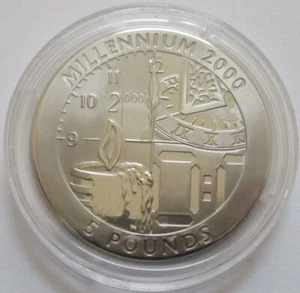Gibraltar 5 Pounds 1999 Millennium Titan - Bild 1 von 2