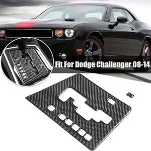 Carbon Fiber Type-B Gear Shift Panel Trim Cover Fits Dodge Challenger 2008~2014 - Bild 1 von 14