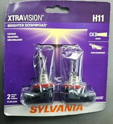 SYLVANIA H11 XtraVision Performance bombilla halógena faro haz alto - 2 bombillas Foto 1 de 2