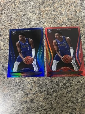 2020-21 Panini Certified Lot - Tyler Bey #165 Mirror Red + Blue (RC) COL DAL LBL - Image 1 of 4