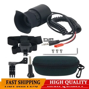New V760A-3 Wearable Head Mounted Display 0.39" 12X Eyepiece Adjustable Diopter - Picture 1 of 7